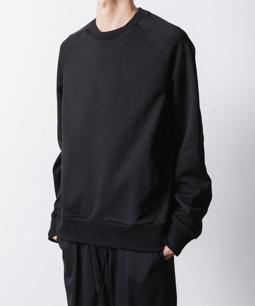 ATTACHMENT（アタッチメント）の「コットン ストレッチテリー プルオーバー / CO STRECH TERRY PULLOVER（スウェット・メンズ・ダークグレー/ライトグレー/ブラック・2/3/1）」の6枚目の写真