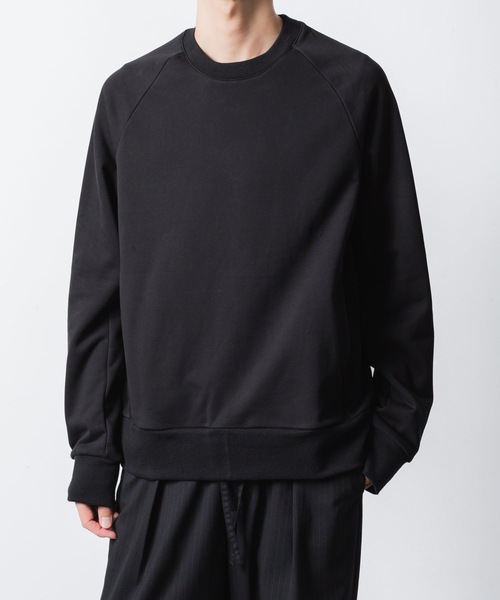 ATTACHMENT（アタッチメント）の「コットン ストレッチテリー プルオーバー / CO STRECH TERRY PULLOVER（スウェット・メンズ・ダークグレー/ライトグレー/ブラック・2/3/1）」の5枚目の写真