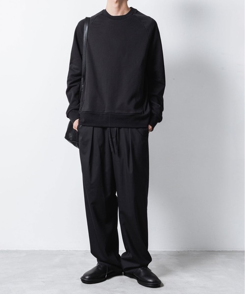 ATTACHMENT（アタッチメント）の「コットン ストレッチテリー プルオーバー / CO STRECH TERRY PULLOVER（スウェット・メンズ・ダークグレー/ライトグレー/ブラック・2/3/1）」の15枚目の写真