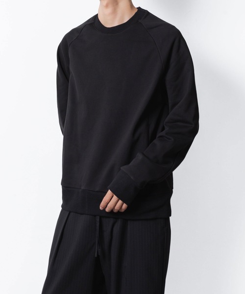 ATTACHMENT（アタッチメント）の「コットン ストレッチテリー プルオーバー / CO STRECH TERRY PULLOVER（スウェット・メンズ・ダークグレー/ライトグレー/ブラック・2/3/1）」の10枚目の写真