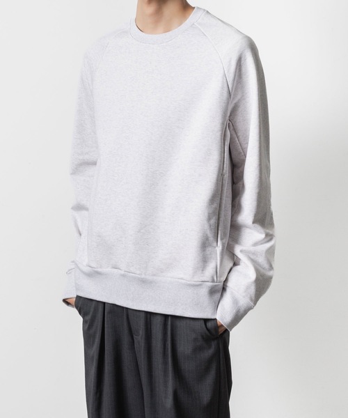 ATTACHMENT（アタッチメント）の「コットン ストレッチテリー プルオーバー / CO STRECH TERRY PULLOVER（スウェット・メンズ・ダークグレー/ライトグレー/ブラック・2/3/1）」の18枚目の写真