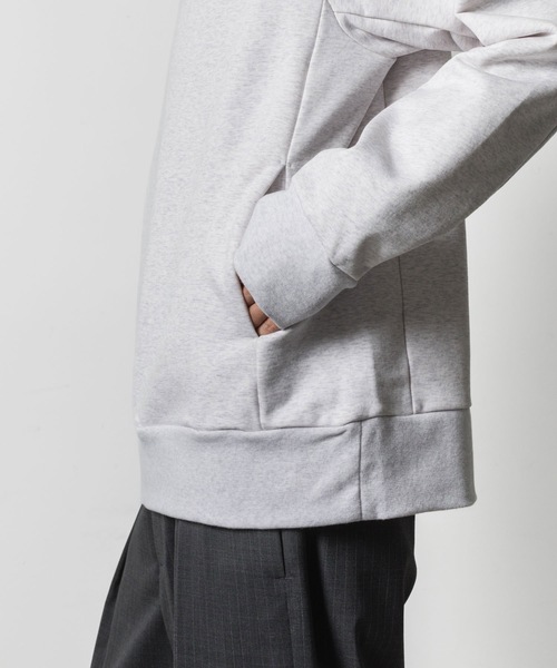 ATTACHMENT（アタッチメント）の「コットン ストレッチテリー プルオーバー / CO STRECH TERRY PULLOVER（スウェット・メンズ・ダークグレー/ライトグレー/ブラック・2/3/1）」の22枚目の写真