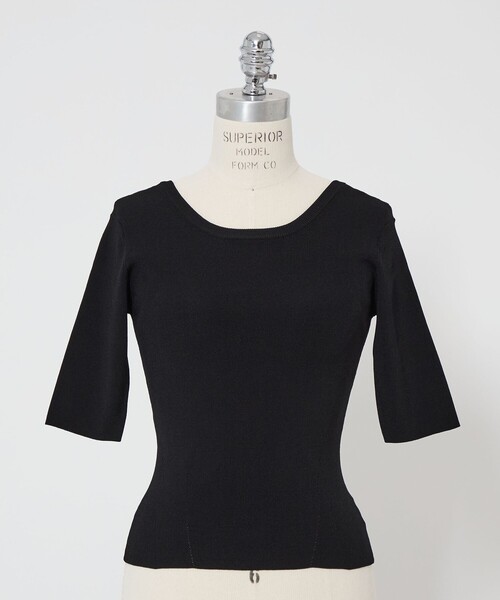 【NICENICE MOMENT】CROPPED クルーネックニット NICENICE MOMENT】CROPPED クルーネックニット （TOPS / WOMENS）