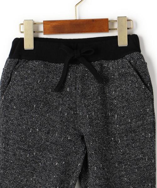 green label relaxing(グリーンレーベルリラクシング)の「【KIDS】ウラキモウ リブ パンツ(その他パンツ・キッズ・ブラック/ネイビー・105/135/95/125/115)」の4枚目の写真