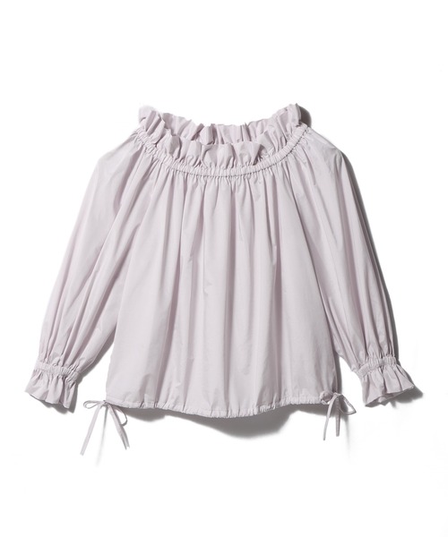 ESTNATION（エストネーション）の「ESTNATION / オフショル バルーン ブラウス（シャツ/ブラウス・レディース・アイボリー/ライトグリーン/ピンク・FREE）」の3枚目の写真