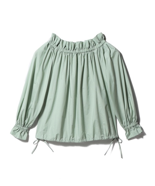 ESTNATION（エストネーション）の「ESTNATION / オフショル バルーン ブラウス（シャツ/ブラウス・レディース・アイボリー/ライトグリーン/ピンク・FREE）」の4枚目の写真