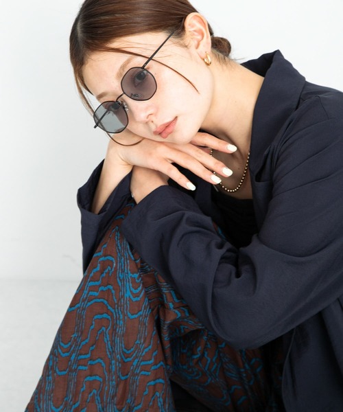 URBAN RESEARCH Sonny Label（アーバンリサーチサニーレーベル）の「コットンモダールニュアンスプリントパンツ（その他パンツ・レディース・グリーン系その他/ブラウン/ブラック・FREE）」の11枚目の写真