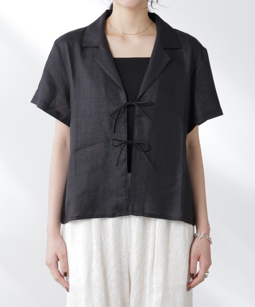 RITA ROW（リタロウ）の「RITA ROW/AMBER BLOUSE（シャツ/ブラウス・レディース・ブラック・S）」の9枚目の写真