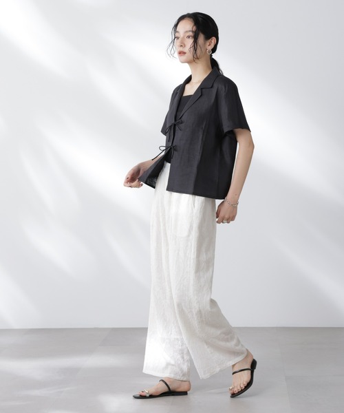 RITA ROW（リタロウ）の「RITA ROW/AMBER BLOUSE（シャツ/ブラウス・レディース・ブラック・S）」の8枚目の写真