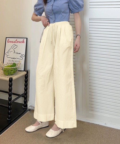 BANICO(バニコ)の「フレアシルエットリラックスパンツ(その他パンツ・レディース・ブルー/ブラック/ライトベージュ・LARGE/MEDIUM/X-LARGE)」の11枚目の写真