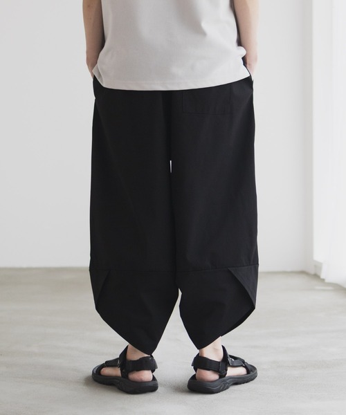 NAVY（ネイビー）の「洗濯してもすぐ乾く接触冷感ドライサルエルパンツ/イージーパンツ（その他パンツ・メンズ・ブラック/グレー/ブラウン/ネイビー・M/L/XL）」の14枚目の写真