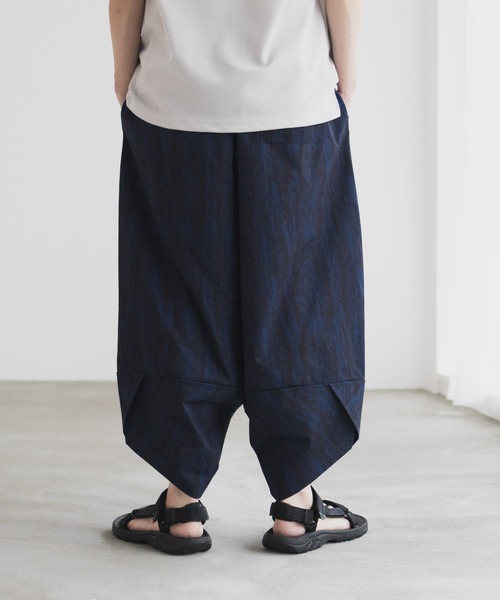 セール】洗濯してもすぐ乾く接触冷感ドライサルエルパンツ/イージー