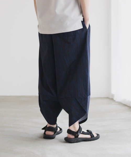 セール】洗濯してもすぐ乾く接触冷感ドライサルエルパンツ/イージー