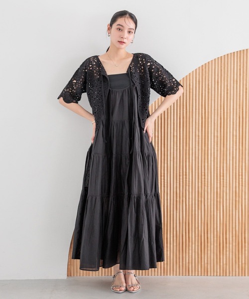 LOWRYS FARM(ローリーズファーム)の「クロシェ2WAYカーディガン 499228(カーディガン/ボレロ・レディース・イエロー/アイボリー/ブラック・FREE)」の9枚目の写真