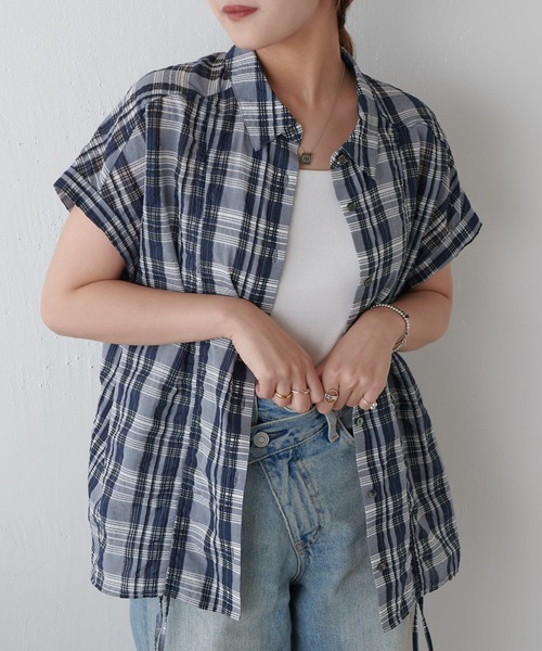 ミ*ト様 ルイスLui's 24SSデニムルーズフィットシャツ ダークグレー Lui's（ルイス）の「デニムルーズフィットシャツ（シャツ