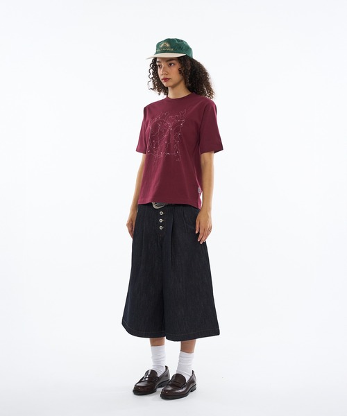 WISH FOR EVER(ウィッシュフォーエバー)の「MAP PRINT SHORT T / マッププリントショートTシャツ(Tシャツ/カットソー・メンズ・バーガンディー/グレー/オフホワイト/ネイビー・X-SMALL/MEDIUM/LARGE)」の20枚目の写真
