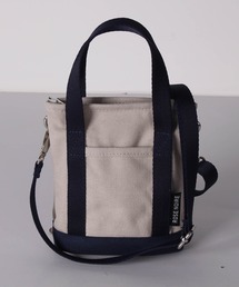 Cinderella（シンデレラ）の「バッグ ミニバッグ カジュアル レディース 2way コンパクト ナイロン 鞄 カバン ショルダーバッグ 手提げ トートバッグ バイカラー かわいい おしゃれ 小型 小さい 小さめ 黒 ブラック カーキ 茶色 グリーン 緑 ホワイト 白 ネイビー 紺 ピンク ファスナー（ショルダーバッグ）」