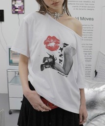 andwang オフショルダービジュートップス AND off shoulder bijou tops