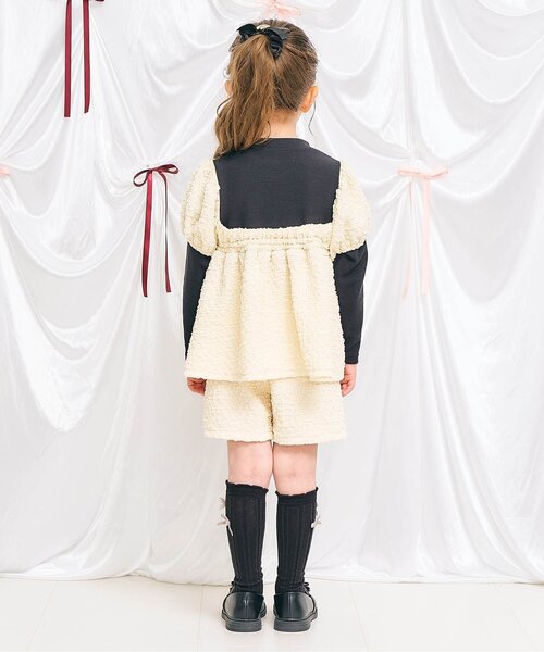 apres les cours（アプレレクール）の「ニーハイソックス（ソックス/靴下・キッズ・グレー/ブラック・15 /18/21）」の4枚目の写真