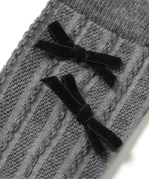 apres les cours（アプレレクール）の「ニーハイソックス（ソックス/靴下・キッズ・グレー/ブラック・15 /18/21）」の9枚目の写真