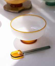 collex（コレックス）の「【amabro/アマブロ】SNOW BOWL デザートボウル ミルクガラス 耐熱ガラス 食洗機対応 電子レンジ対応（食器）」