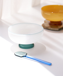 amabro（アマブロ）の「【amabro/アマブロ】SNOW BOWL デザートボウル ミルクガラス 耐熱ガラス 食洗機対応 電子レンジ対応（食器）」