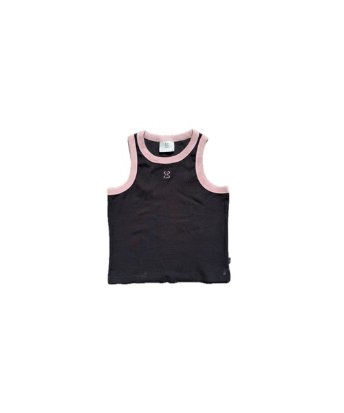 codegraphy（コードグラフィー）の「(Woman) Color combination sleeveless　CBEUWTX501（タンクトップ・レディース・ホワイト/グレー/クリーム・MEDIUM/SMALL）」の2枚目の写真
