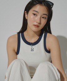 codegraphy（コードグラフィー）の「(Woman) Color combination sleeveless　CBEUWTX501（タンクトップ）」