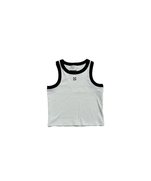codegraphy（コードグラフィー）の「(Woman) Color combination sleeveless　CBEUWTX501（タンクトップ・レディース・ホワイト/グレー/クリーム・MEDIUM/SMALL）」の5枚目の写真