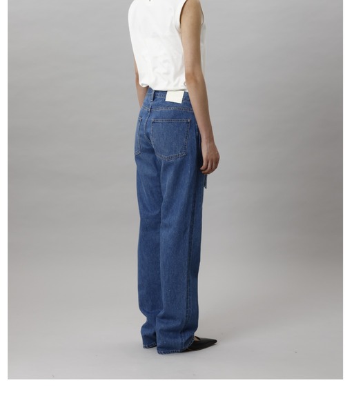 CINOH（チノ）の「WIDE STRAIGHT DAMAGE（デニムパンツ・レディース・ブルー系その他/ライトブルー・24）」の22枚目の写真