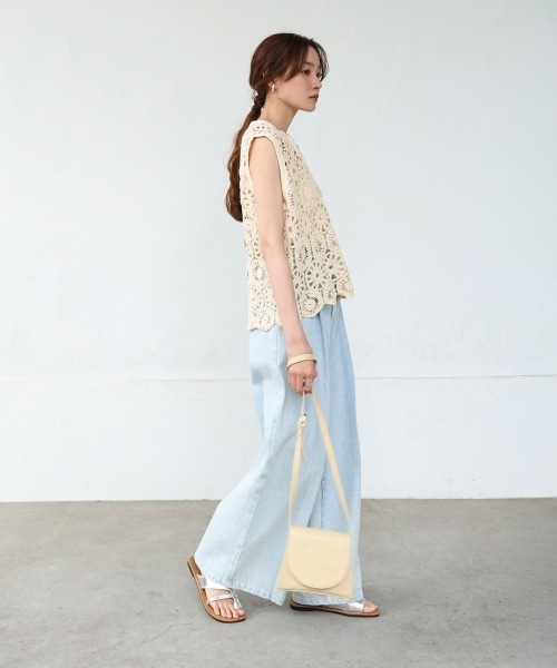 Bab（バブ）の「クロシェベスト（ベスト・レディース・ブラック/アイボリー・FREE）」の14枚目の写真