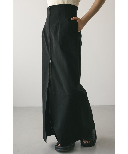 STYLEMIXER（スタイルミキサー）の「フロントジップタイトスカート（スカート・レディース・ブラウン/アイボリー/ブラック・SMALL/MEDIUM）」の17枚目の写真