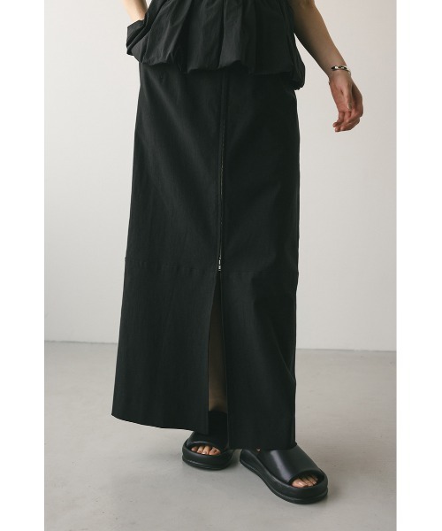 STYLEMIXER（スタイルミキサー）の「フロントジップタイトスカート（スカート・レディース・ブラウン/アイボリー/ブラック・SMALL/MEDIUM）」の19枚目の写真
