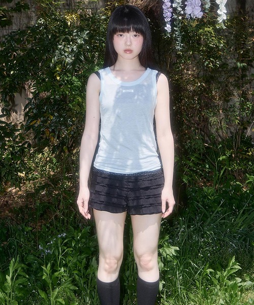 FANCY CLUB/ファンシークラブ 3-Way Dot Mesh Layered
