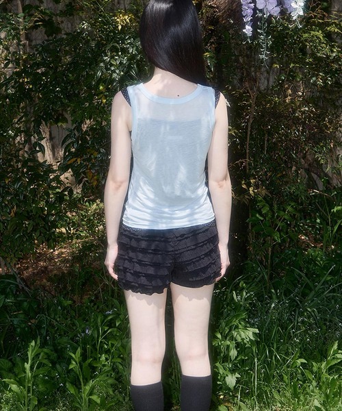 FANCY CLUB/ファンシークラブ 3-Way Dot Mesh Layered
