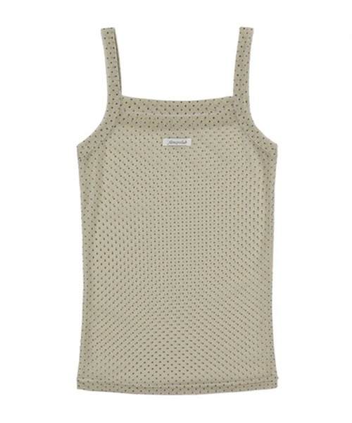 タンクトップ ノースリーブ FANCY CLUB/ファンシークラブ 3-Way Dot Mesh Layered Sleeveless タンクトップ FANCY CLUB/ファンシークラブ 3-Way Dot Mesh Layered