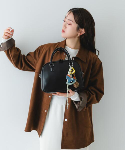 RODE SKO（ロデスコ）の「チャームセットボストンバッグ（ボストンバッグ・レディース・ブラック/ブラウン/キャメル/ブラウン系その他/ダークブラウン/ブラック系その他・ONE）」の20枚目の写真