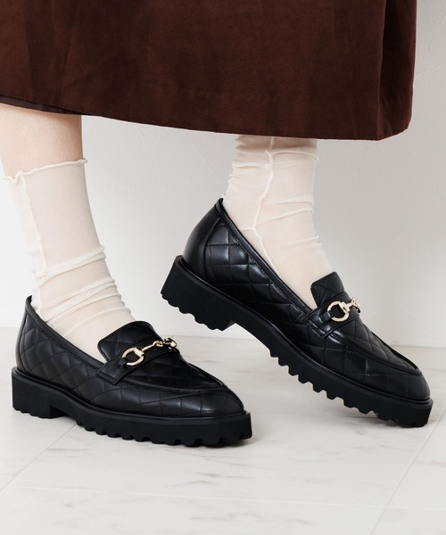 HIMIKO(ヒミコ)の「【HIMIKO】【撥水】トラックソールキルティングビットローファー/651324(ローファー・レディース・グリーン/ダークブラウン/ブラック・23.0cm/26.0cm/24.0cm/22.0cm/21.5cm/25.5cm/26.5cm/25.0cm/24.5cm/23.5cm/22.5cm)」の17枚目の写真