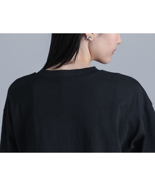 kOhAKU(コハク)の「ランダムテーププリントカットソー(Tシャツ/カットソー・レディース・オフホワイト/ブラック・2/1)」の14枚目の写真