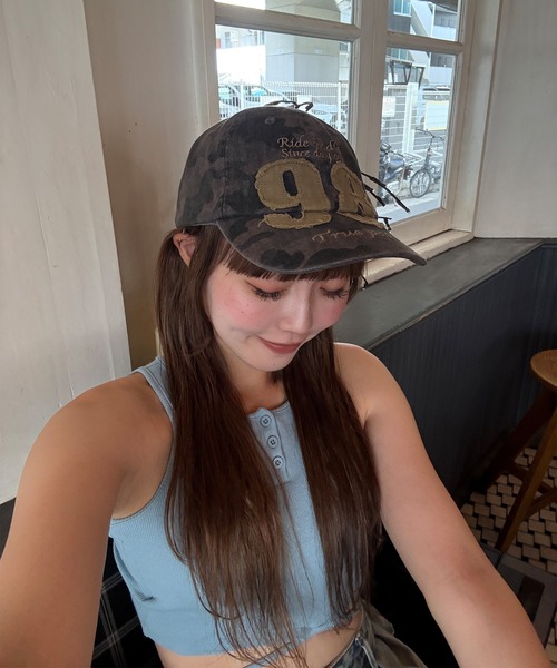 napinna maison(ナピナメゾン)の「【napinna maison×HIINA】カモ柄ロゴキャップ(キャップ・レディース・ピンク/カーキ・FREE)」の16枚目の写真