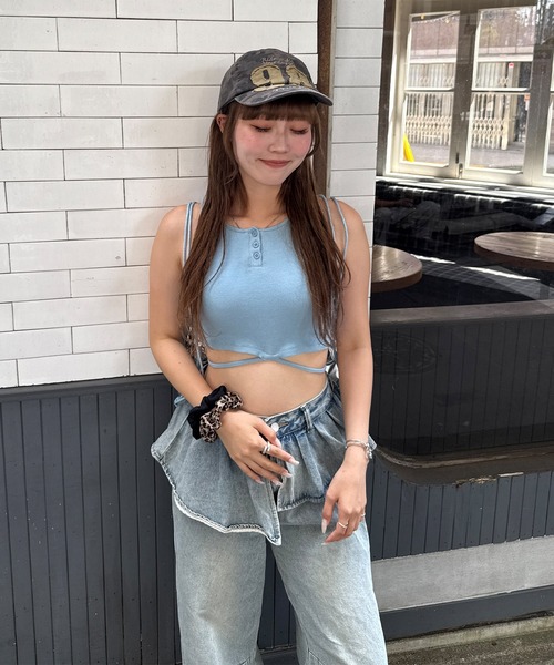 napinna maison(ナピナメゾン)の「【napinna maison×HIINA】カモ柄ロゴキャップ(キャップ・レディース・ピンク/カーキ・FREE)」の19枚目の写真