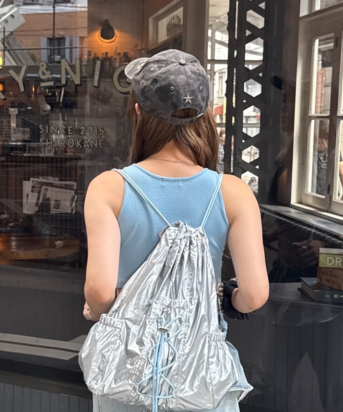 napinna maison(ナピナメゾン)の「【napinna maison×HIINA】カモ柄ロゴキャップ(キャップ・レディース・ピンク/カーキ・FREE)」の21枚目の写真