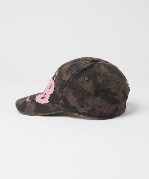 napinna maison(ナピナメゾン)の「【napinna maison×HIINA】カモ柄ロゴキャップ(キャップ・レディース・ピンク/カーキ・FREE)」の8枚目の写真