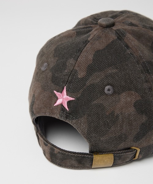 napinna maison(ナピナメゾン)の「【napinna maison×HIINA】カモ柄ロゴキャップ(キャップ・レディース・ピンク/カーキ・FREE)」の11枚目の写真