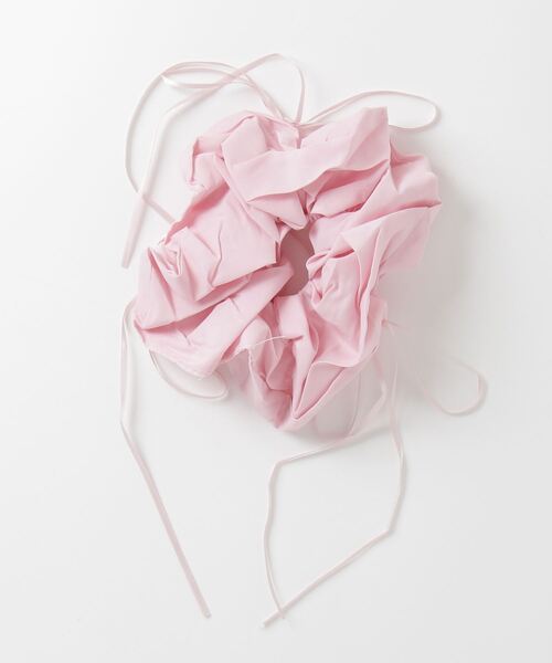 Vini（ヴィニ）の「リボン ボリューム シュシュ（シュシュ・レディース・ブルー/ブラック系その他/オフホワイト/ブラック/ベージュ/ピンク/グリーン/ホワイト系その他/ホワイト・FREE）」の9枚目の写真