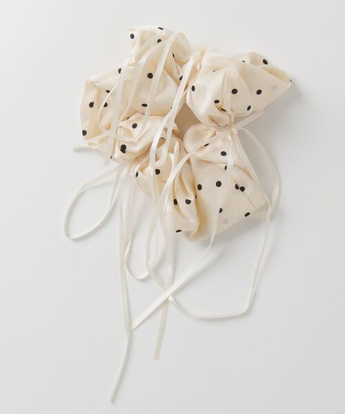 Vini（ヴィニ）の「リボン ボリューム シュシュ（シュシュ・レディース・ブルー/ブラック系その他/オフホワイト/ブラック/ベージュ/ピンク/グリーン/ホワイト系その他/ホワイト・FREE）」の22枚目の写真