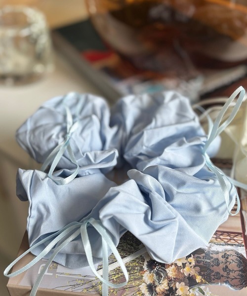 Vini（ヴィニ）の「リボン ボリューム シュシュ（シュシュ・レディース・ブルー/ブラック系その他/オフホワイト/ブラック/ベージュ/ピンク/グリーン/ホワイト系その他/ホワイト・FREE）」の17枚目の写真