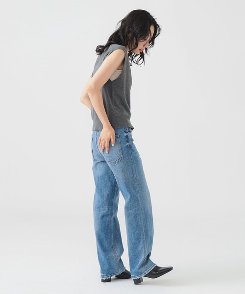 B:MING by BEAMS（ビーミングバイビームス）の「ノースリーブ ニット ベスト（ベスト・レディース・ネイビー/グレー・ONE SIZE）」の10枚目の写真