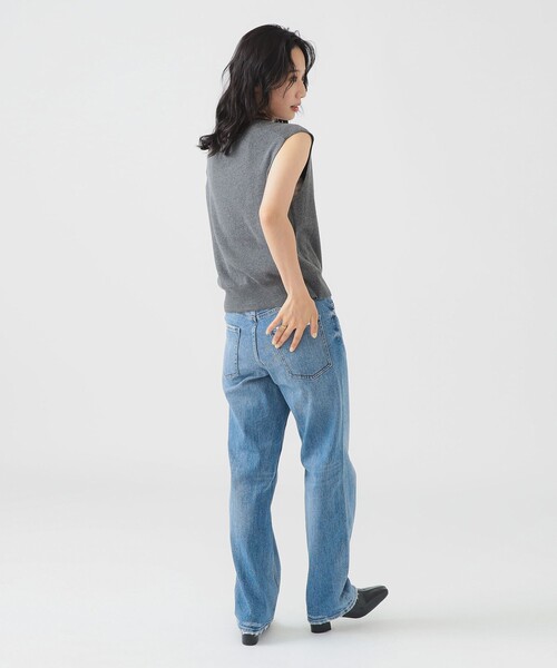 B:MING by BEAMS（ビーミングバイビームス）の「ノースリーブ ニット ベスト（ベスト・レディース・ネイビー/グレー・ONE SIZE）」の11枚目の写真