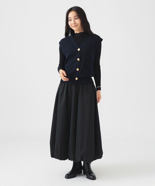 B:MING by BEAMS（ビーミングバイビームス）の「ノースリーブ ニット ベスト（ベスト・レディース・ネイビー/グレー・ONE SIZE）」の20枚目の写真